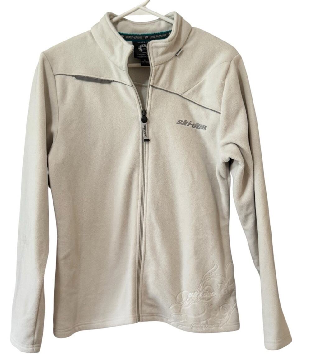 Ski-doo Full Zip Women Jacket Size Small Embroidered Polyester Outdoor Modern